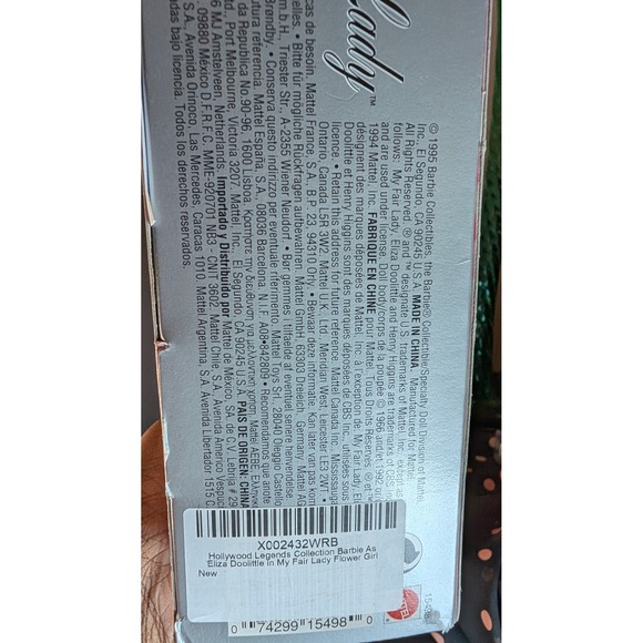 Barbie Doll as Eliza Doolittle My Fair Lady Flower Girl 1995 Mattel - Picture 9 of 10